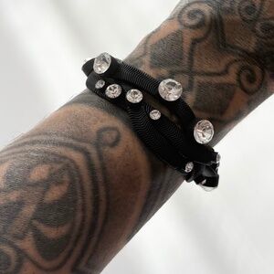 Noir NYC braided metal bracelet